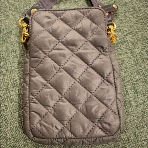 MZ Wallace Gray Quilted Crossbody Bag - Picture 3 of 8